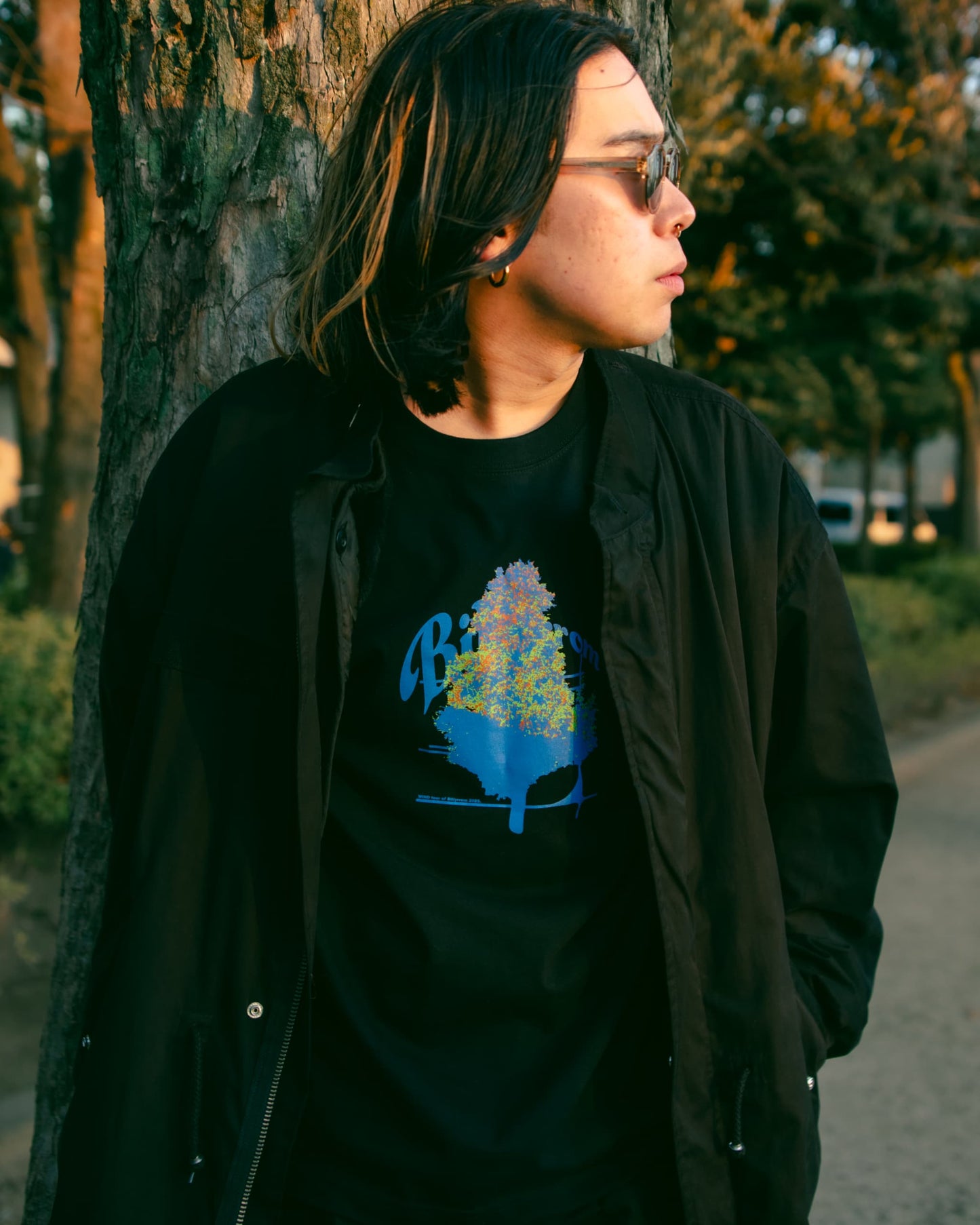 Billyrrom T-shirts “WiND”【black】