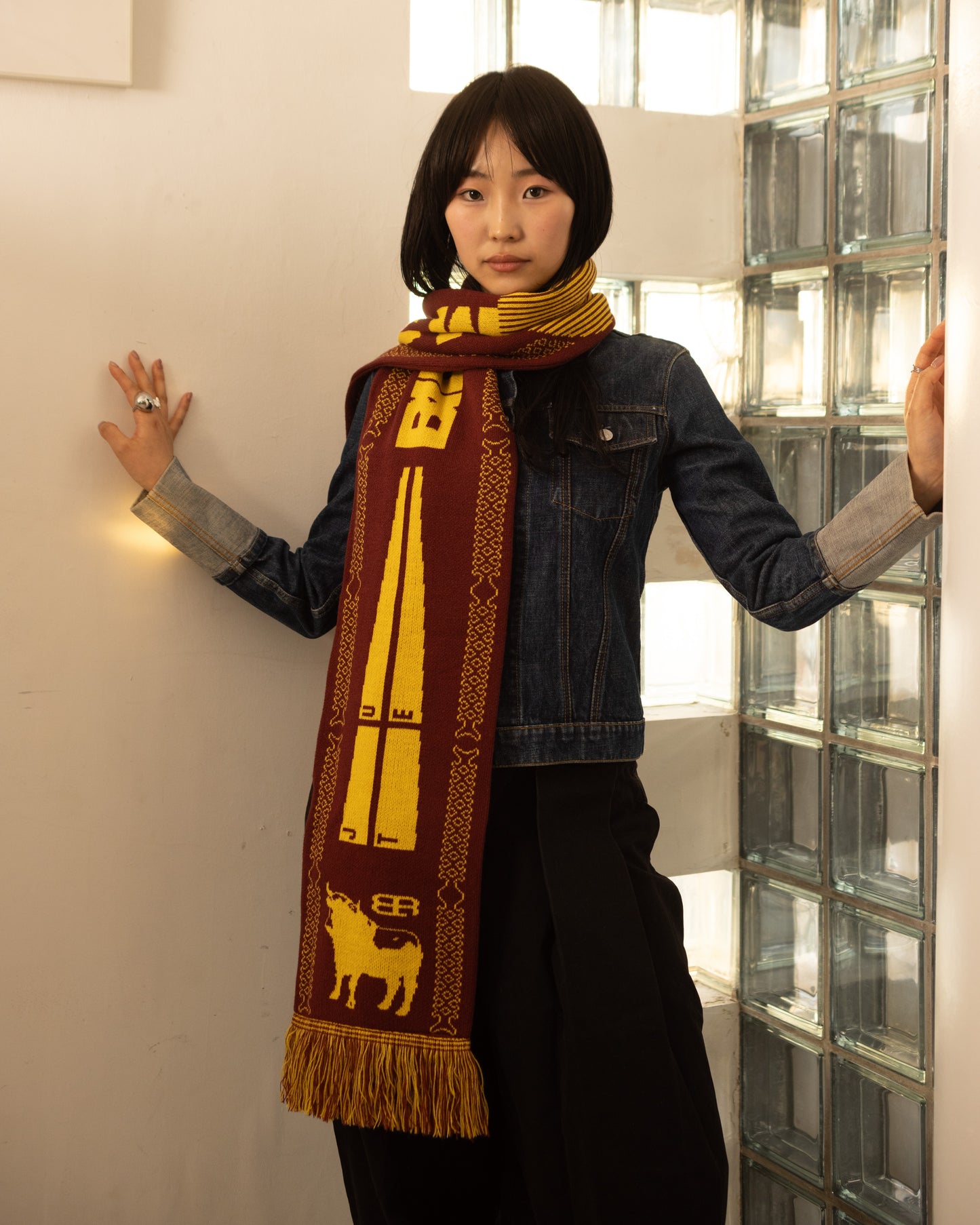 Billyrrom Long Muffler "Jupiter="【yellow】