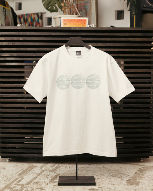 Billyrrom T-shirt "Jupiter="【white】