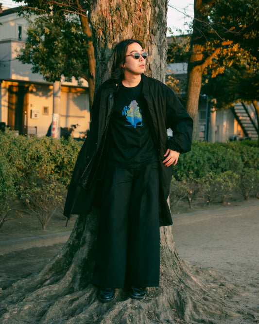 Billyrrom T-shirts “WiND”【black】