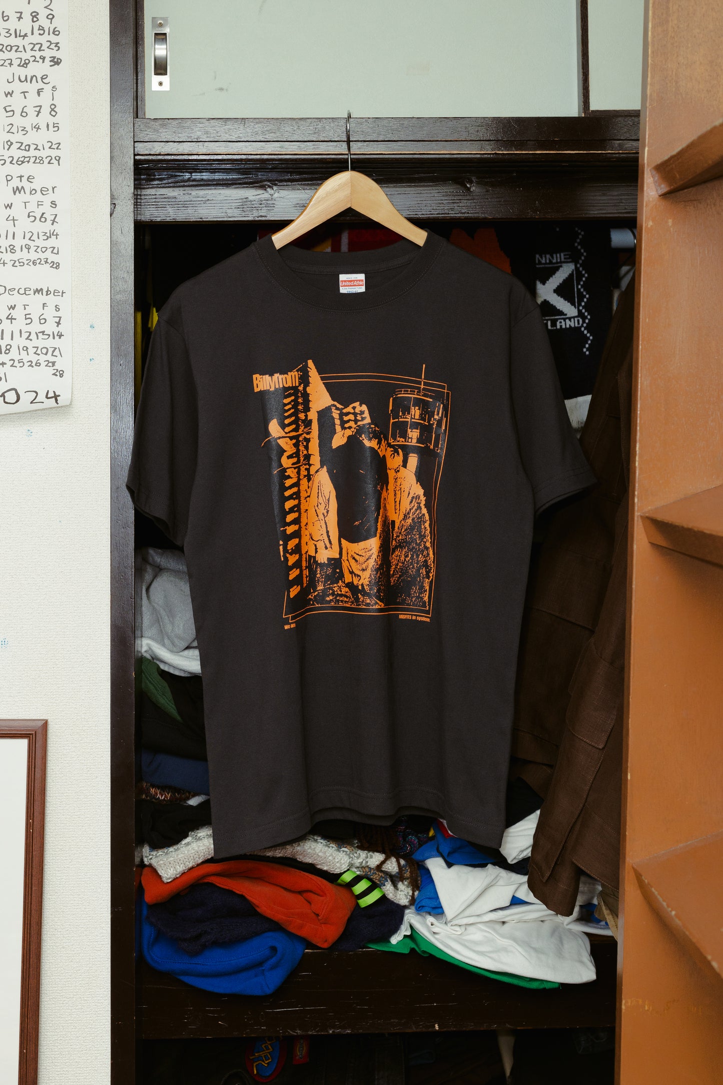 Billyrrom Tーshirt “Concrete”【black】