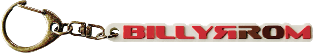 Billyrrom Rubber Keychain "P‘I’CTUS"