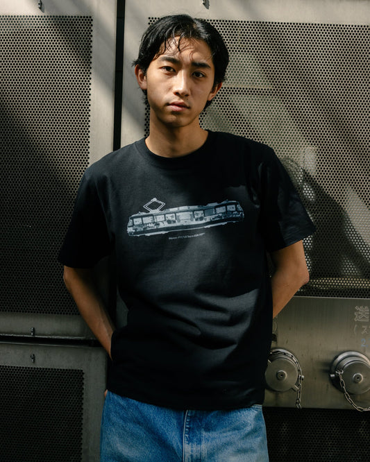 Billyrrom Train Tee "P‘I’CTUS"【black】