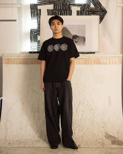 Billyrrom T-shirt "Jupiter="【black】