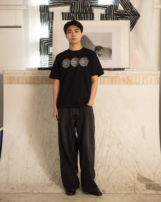 Billyrrom T-shirt "Jupiter="【black】
