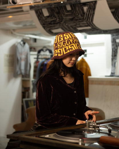 Billyrrom Crochet Hat "Jupiter="【yellow】