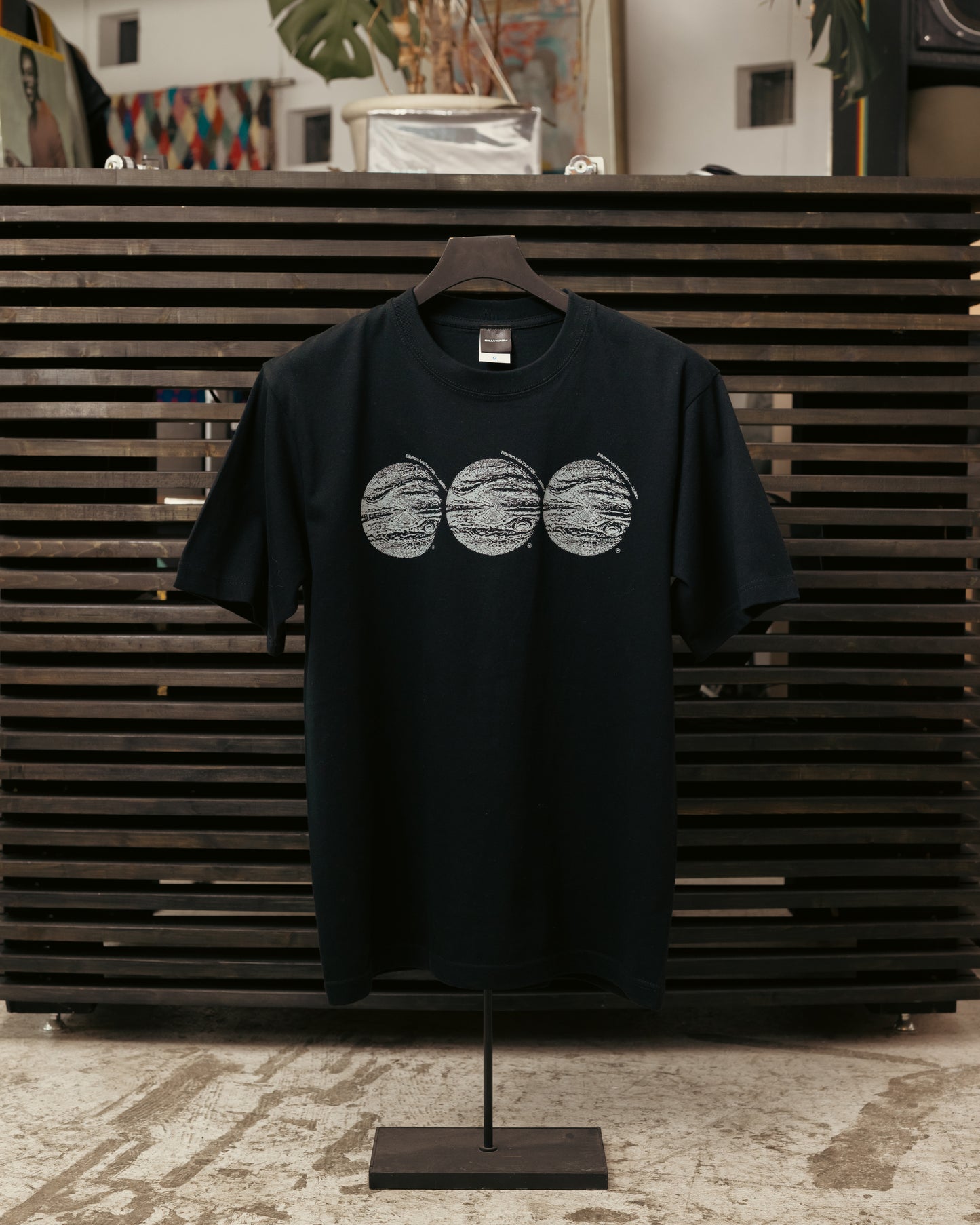 Billyrrom T-shirt "Jupiter="【black】
