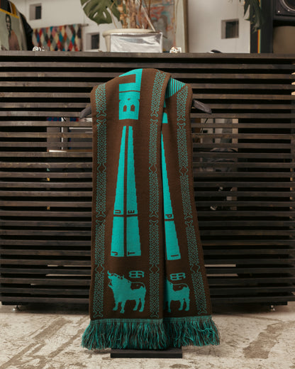 Billyrrom Long Muffler "Jupiter="【green】