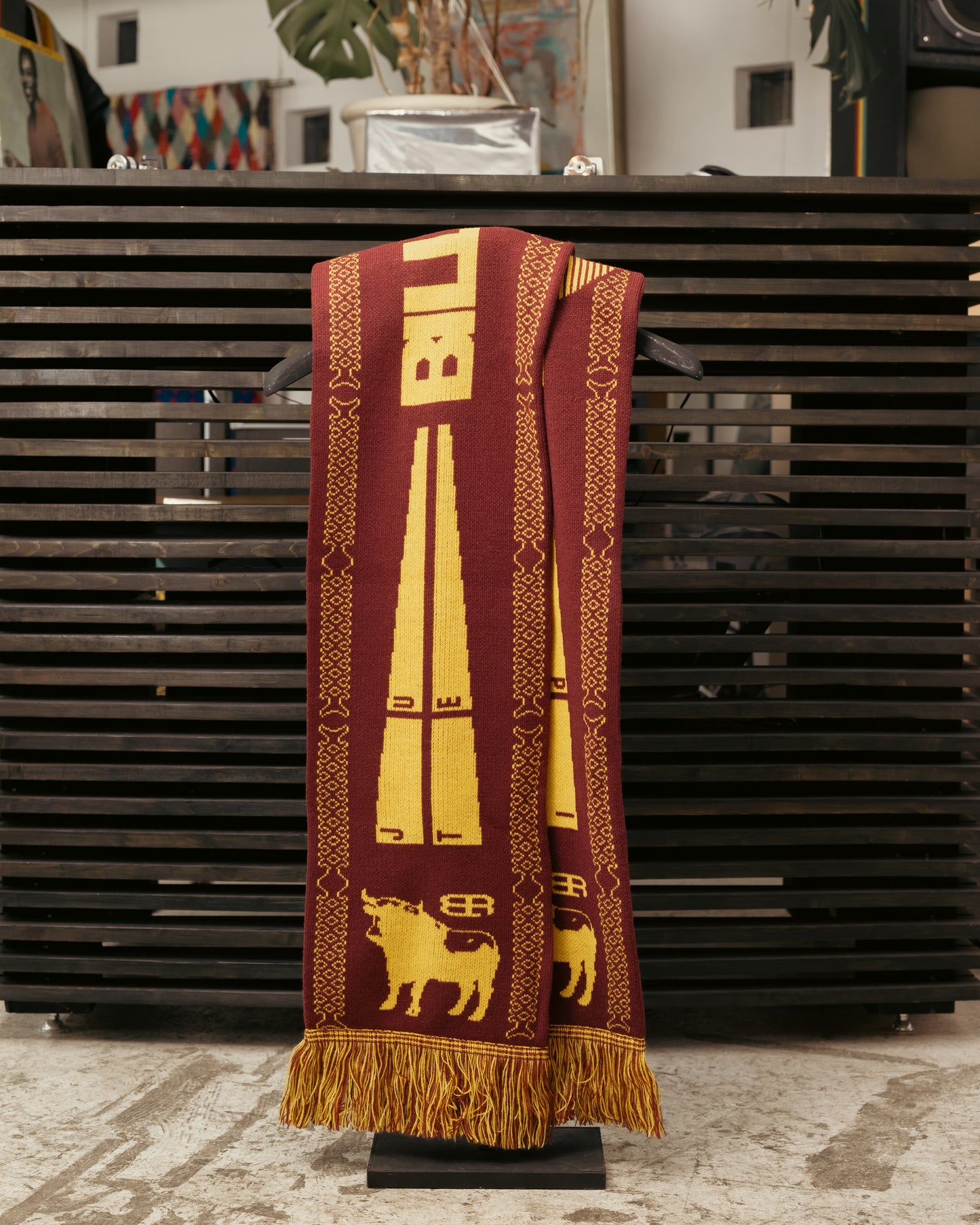 Billyrrom Long Muffler "Jupiter="【yellow】