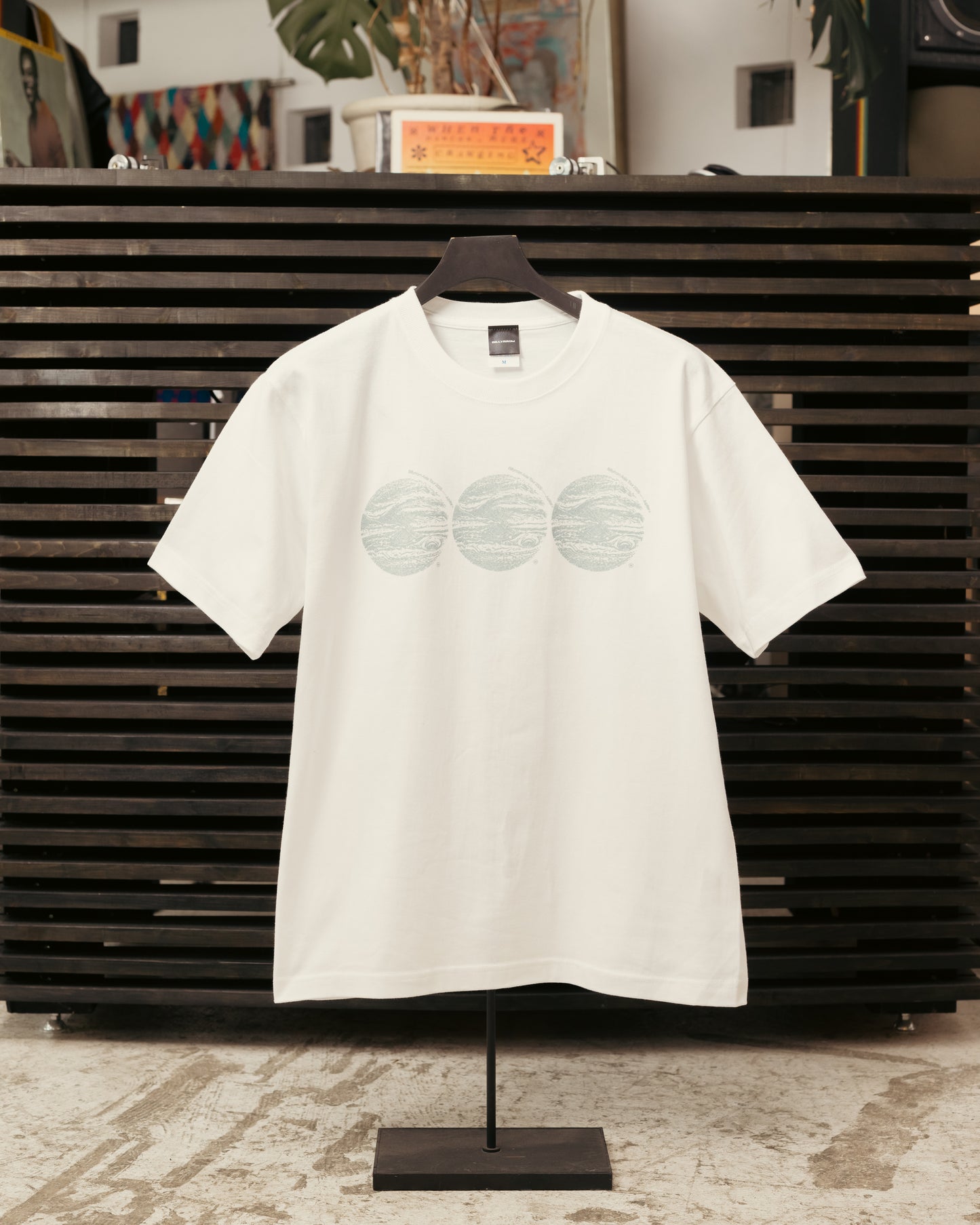 Billyrrom T-shirt "Jupiter="【white】